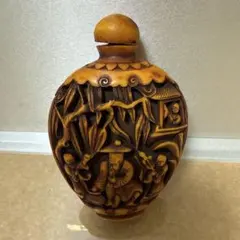 工芸品竹の根置 物飾 日本製 和物花器 年代物 稀少品 - メルカリ