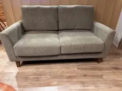 モモナチュラル 2人掛けソファ