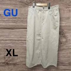 GU ジーユー　コーデュロイ　スカート　XL