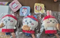 ちいかわ焼き　店員さんなマスコット　ちいかわ、ハチワレ、うさぎ　セット