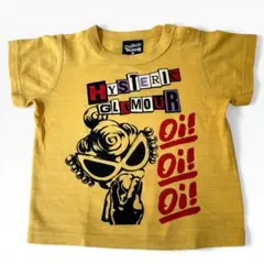 k*1様 ヒステリックミニ Tシャツ 80 イエロー 半袖 ベビー ヒスミニ