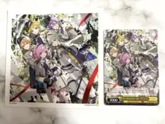 ワンダショCD特典　ステッカー　ヴァイスシュヴァルツカード　ぼくのかみさま