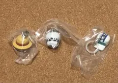 バンダイ　ワンピース　めじるしアクセサリー　ガチャ　3種セット
