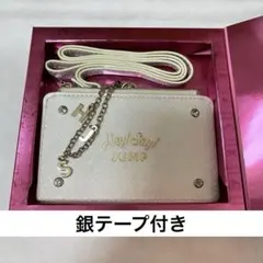 Hey!Say!JUMP 10周年記念品 パスケース 銀テープ