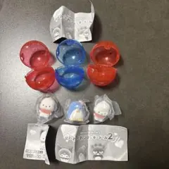 サンリオキャラクター ふわふわドール3個セット（外のカプセルは付属しません。）