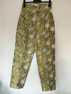 AMERI VINTAGE 花柄ジャガードパンツ