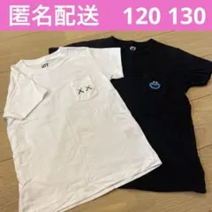 セサミストリート　ユニクロ　ホワイト　ブラック 白　黒　Tシャツ UNIQLO