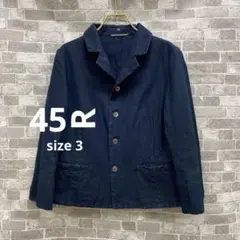 K952＊ 45R レディース ジャケット サイズ3 インディゴ