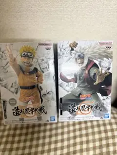 NARUTO-ナルト-」造形忍界大戦バンプレストうずまきナルト 自来也 セット