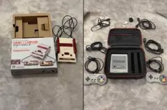 ニンテンドークラシックミニスーファミ&ファミコン　2台セット　ゲーム機　任天堂