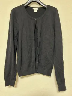 h&m黒カーディガン