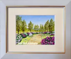 アクリル画　原画　「河津桜02」額縁付　SMサイズ　風景画 アクリル画 原画 「河津桜02」額縁付 SMサイズ 風景画 - メルカリ