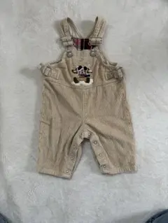 Disney コーデュロイオーバーオール 6M