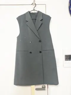 【GU】オーバーサイズダブルブレストベスト