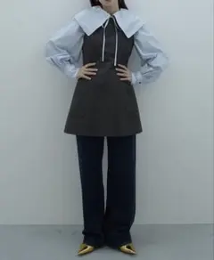 CLANE APRON TOPS クラネ エプロントップスのサムネイル