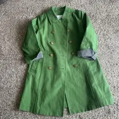 USED❗️マッキントッシュコート★フィロソフィー★グリーン（裏はギンガム黒）38