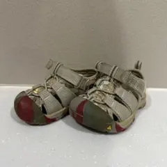 KEEN キッズ サンダル ベージュ レッド グレー