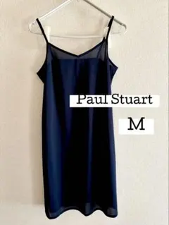 Paul Stuart キャミミニワンピース ネイビー M インナー