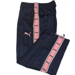 美品　PUMA プーマ ネイビー　ピンク　y2k　ジャージ下