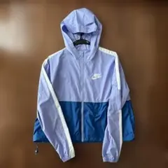 NIKE ナイキ　ウィンドブレーカー　ランニングウェア　パープル&ブルー L