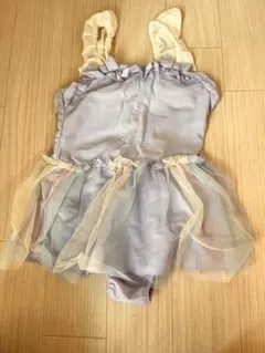 ラベンダー色 ワンピース水着 20サイズ