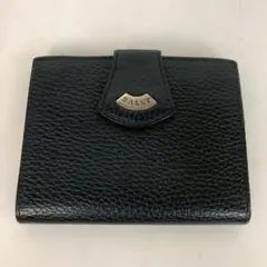 BALLY バリー ブラック レザー 二つ折り財布 がま口のサムネイル