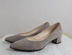 美品　ALUNE SEVEN TWELVE THIRTY　スエードパンプス　本革