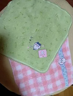 正規品　ちいかわ タオルハンカチ 2枚セット