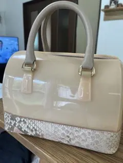 FURLA キャンディバック　ベビーピンク