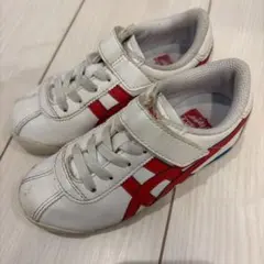 オニツカタイガー　スニーカー 17cm ホワイト/レッド