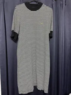 く*★様 フレッドペリー 膝丈ワンピース　ボーダー　M