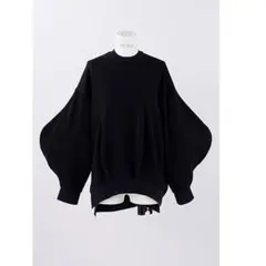 【完売品】ENFOLD SEAM PULLOVER ブラウス　ダークネイビーのサムネイル