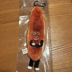 パンどろぼう　なぞのフランスパン　カラビナ付きポーチ　ガチャガチャ