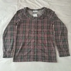 新品未使用　iiMK チェック柄 長袖シャツ 40