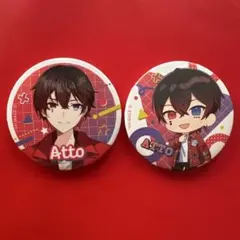 【AMPTAK】あっとくん缶バッジ