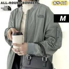 韓国　ノースフェイス　MA-1　M ナイロン　ジャケット　ブルゾン　新品 L