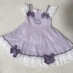 希少☆USA製ヴィンテージ MiniWorld フリルワンピース 12M 80 - メルカリ
