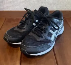 ASICS Lazerbeam ブラック/シルバー スニーカー 23.5cm