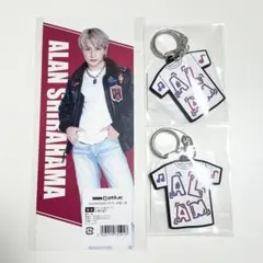 白濱亜嵐 DMMスクラッチ チケット風カードA ラバーキーホルダー セット