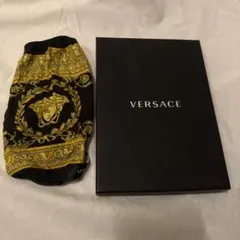 新品 本物 正規品 VERSACE メンズ レザー ファスナー財布 黒 バロッコ