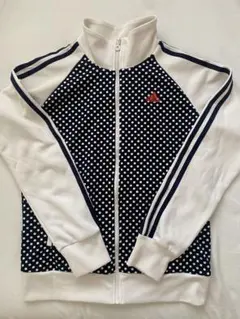 【美品】adidas ドット柄トラックジャケット ベイビーわるきゅーれ