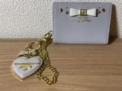 サマンサタバサ パスケース チャーム付き