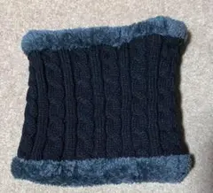 ネックウォーマー❤️ブラック　防寒具　メンズ　レディース　ふわふわ　裏起毛