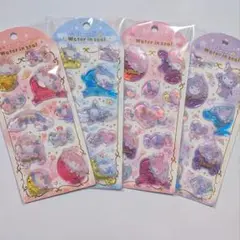 新品未開封　正規品　ウォーターインシール　サンリオ　4種セット