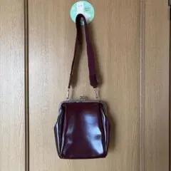 SVEC がま口バッグ 2WAY ショルダーバッグ ハンドバッグ ボルドーのサムネイル