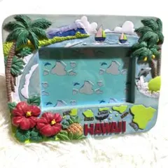 ハワイ風景フォトフレーム ALOHA