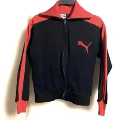 used【PUMAトラックジャケット】目付きプーマ　ジャージ　襟高　ジップアップ