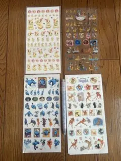 【シャーペン付き】ディズニーキャラクター シール　おまとめ