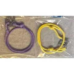 藍 コードブレスレット 2点