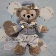 ダッフィー20周年 ダッフィーぬいぐるみバッジ　スターリードリームス